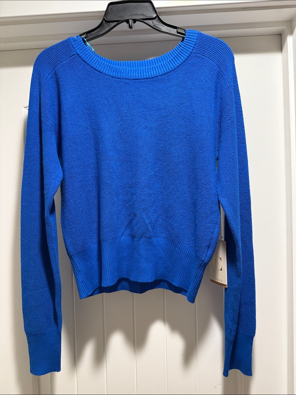 Women's Electric Blue Crewneck Sweater
